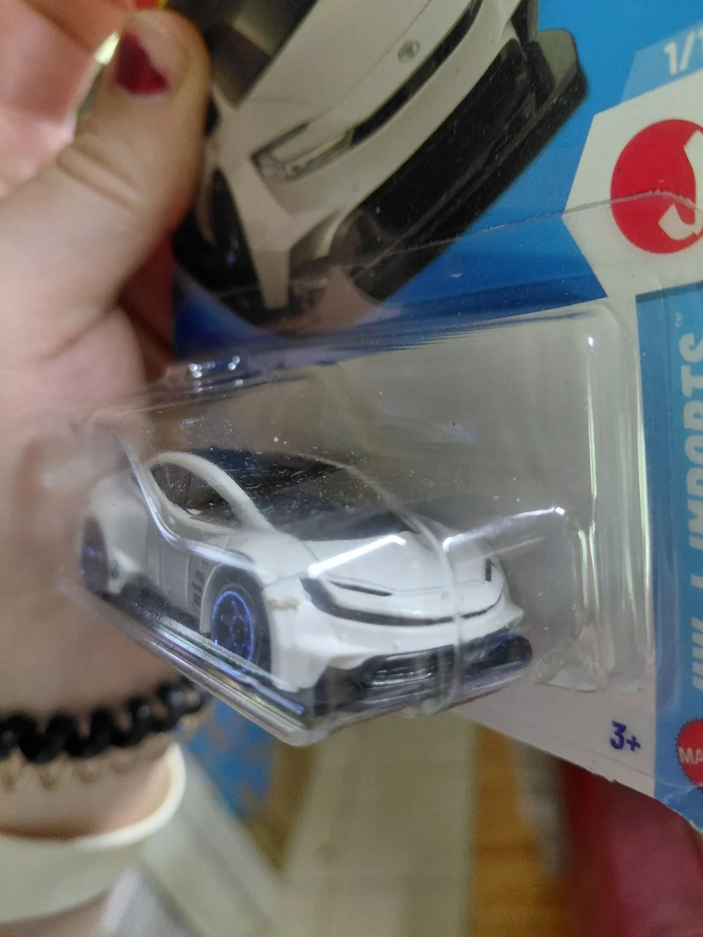 Hot Wheels Toyota Prius Custom in white from the HW J-Imports series (number 1/